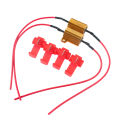 2PCS 6Ohm 50W Load Resistor 25W 8 Ohm Anti-Flashing Decoder for Daytime Running LED Bulb Reverse Light Turn Signal Fog Lamp.
