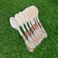 Serving Spoons Pack Of 2Pcs Set Rice Serving Spoon And Curry Serving Spoon Melamine Double Glaze High Quality Dinnerware Serving Spoon Dinner Set Serving Spoon Heavy Weight Premium Quality. 