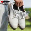 PGM Men's Golf Shoes with Anti Slip Studs, High Elasticity Cushioning, and Waterproof Block Sneakers XZ393. 