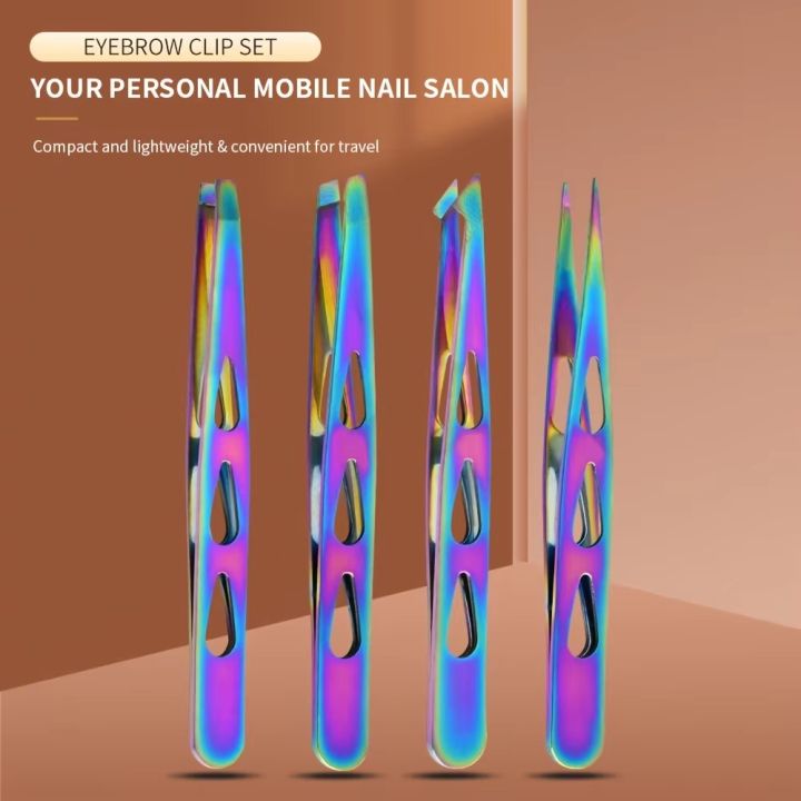 4PCS/Set%20Stainless%20Steel%20Eyebrow%20Tweezers%20Oblique%20Mouth%20Pointed%20Tip%20Beard%20Tweezers%20Multifunctional%20Portable%20Lash%20Extension%20Tool%20-%20Image%204