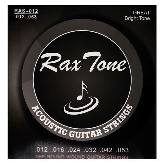 ✅Raxtone Acoustic guitar strings - GREAT Bright Tone - Gauge .012 - .53