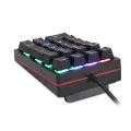 Motospeed K24 Macro Mechanical Numeric Keypad Wired 21 Keys RGB Backlight Numpad Gaming Keyboard Red Blue Switch For PC Notebook. 