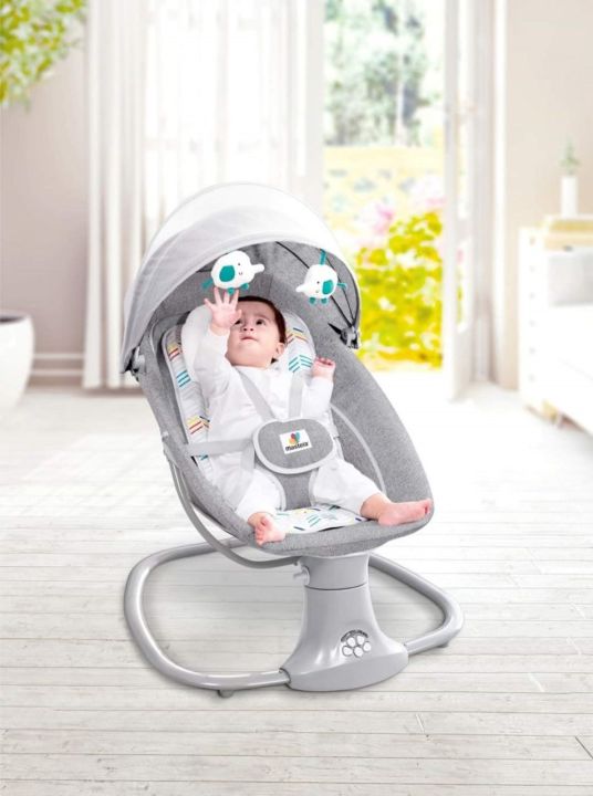 Mastela%20Baby%20Swing%203%20in1%20Deluxe%20Bassinet%20Grey%20Baby%20Cradle%20Rocking%20Chair%20Upto%203%20Years%20-%20Image%202