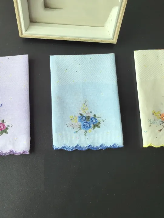 Thin%20Feel%20Cotton%20Handkerchief%20for%20Women,%20Printed%20Handkerchief,%20Retro%203PCs,%2011.6in%20-%20Image%205