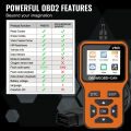 Universal Code Reader Car OBD2 Diagnostic Tools OBD II Scanner Check Engine System V500 Battery Tester Fault Code Clear. 