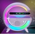 G Shape RGB Light Wireless Charger Bluetooth Speaker  (Google Charger). 