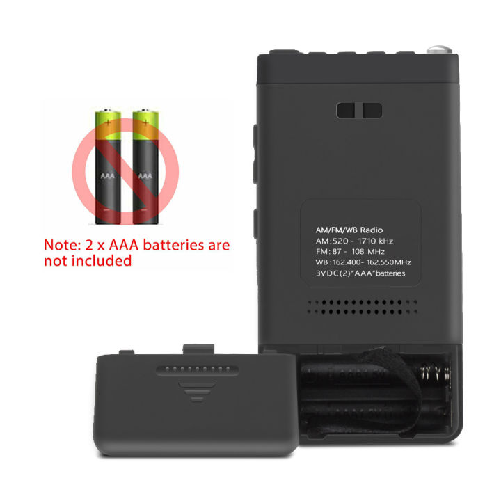 Portable%20Weather%20Radio%20FM%20AM%20NOAA%20Emergency%20Pocket%20Radio%20With%20Weather%20Warning%20Alarm%20Clock%20Auto-Search%20Channels%20Mini%20Hand%20Radio%20-%20Image%206