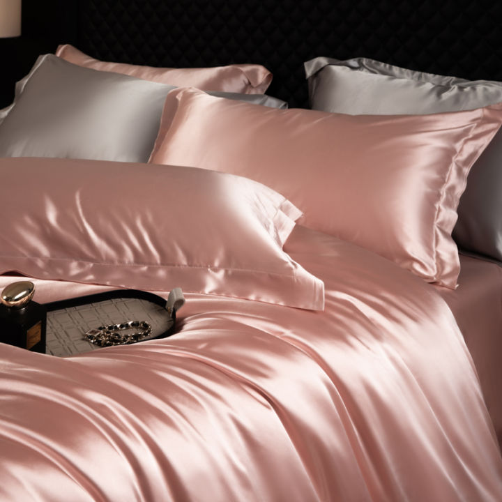 100%25%20Mulberry%20Silk%20King%20Bedding%20Sets%20Duvet%20Cover%20with%20Pillowcase%20Comfortable%20Bed%20Sets%20Linen%20Sheet%20Silky%20Bed%20Cover%20Sets%20-%20Image%202