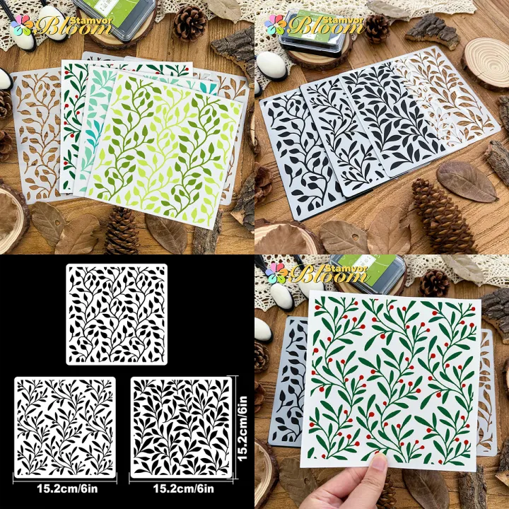 Original%20Lovely%20Plants%20Leaves%20Branches%20Partterns%20Stencils,%20Paper%20-%20Spray%20Paint%20&%20Graffiti%20-%20Image%204