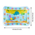 Baby Water Play Mat Inflatable Cushion PVC Infant Tummy Time Toddler Water Pad For Kids Early Education Developing Activity Toys. 