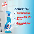 Colin Glass and Surface Cleaner Liquid Spray - 500ml | All-Purpose Glass Cleaner for Car, Kitchen and Home Surfaces | Multi Surface Cleaner. 