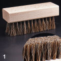 Useful Wood Handle Shoe Brush Polish Brush Plastic Hair Soft Pig Hair Brush Sneaker Shoe Cleaning Brush Laundry Brush. 