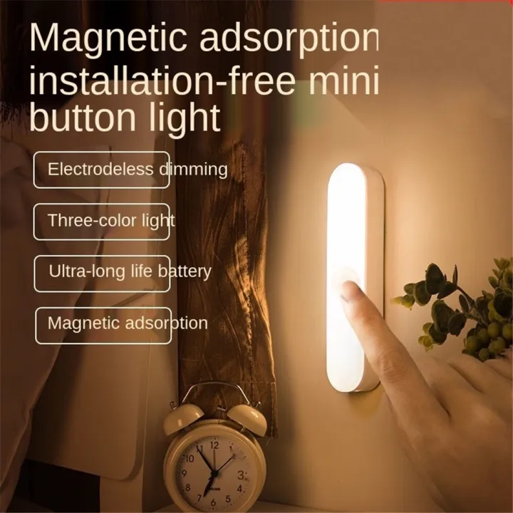 Wall-Mounted%20Reading%20Light,%20Stick%20On%20Bunk%20Bed%20Lamp%20Dimmable%20Lights,%20Magnetic%20Mounted%20Under%20Cabinet%20Lighting%20Rechargeable%20Battery%20-%20Image%202