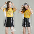 Reusable Transparent Raincoat Women Men Poncho With Hood Hiking Outdoors Fishing Raincoat EVA Plastic Waterproof Raincoats. 