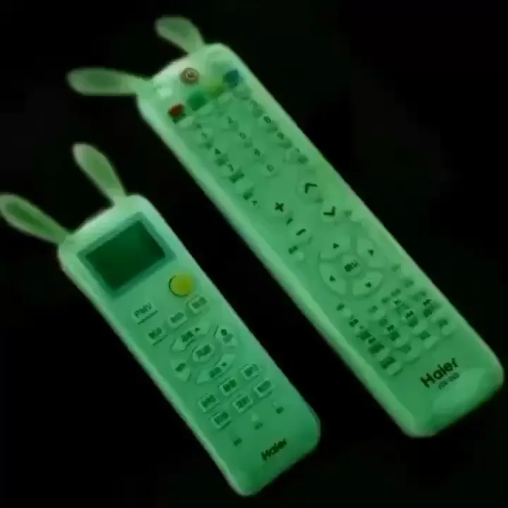 Silicone TV Remote Control Cover Rabbit Air Condition Control ...
