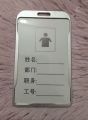 Aluminum Alloy Employee Name ID Card Cover Holder. 