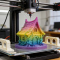 PLA Filament 1.75mm, Multicolor 3D Printer Filament, Color Gradient Change PLA, Fit Most FDM Printers, 250g (0.55lbs).