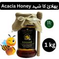 100% Pure Natural Acacia Honey 1 Kg With Antioxidant | خالص شہد | Natural Honey jar by ROGANIC PAKISTAN {Certified By NIH}. 