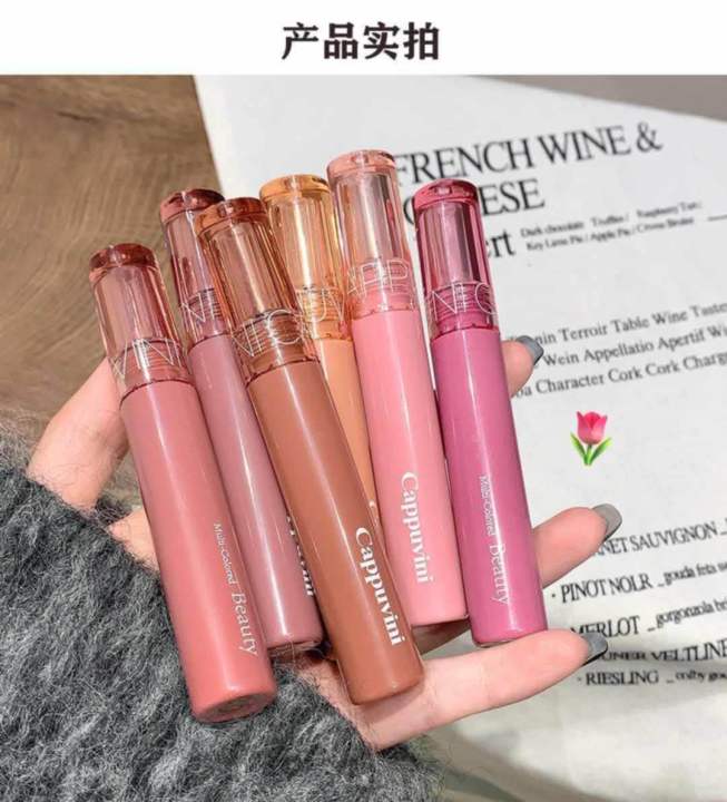 Cappuvini%206%20Color%20Jelly%20Lip%20Gloss%20Long%20Lasting%20Moisturizer%20Water%20Light%20Lipstick%20Mirror%20Gloss%20Lipstick%20-%20Image%204