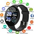D18 Smart Watch with Heart Rate Monitor - Round Fitness Digital Watch for Men & Women, Compatible with D20 Y68. 