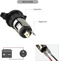 Cigarette Lighter Socket DC 12V Car Cigarette Lighter Female Power Outlet Socket Replacement Waterproof for Automotive Truck RV. 