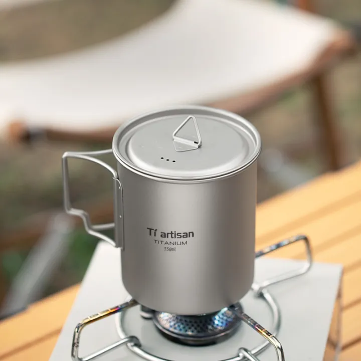 Tiartisan%20Tatinium%20Camping%20Mug%20Hiking%20Tableware%20Fodable%20Handle%20Coffee%20Cups%20with%20Lids%20Lightweight%20Frosted%20Cup%20Mugs%20-%20Image%205