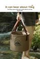 Car Water Bucket Collapsible Bucke Container Multifunctional Portable Light Water Bucket Outdoor Camping Washbasin For Car 20L. 