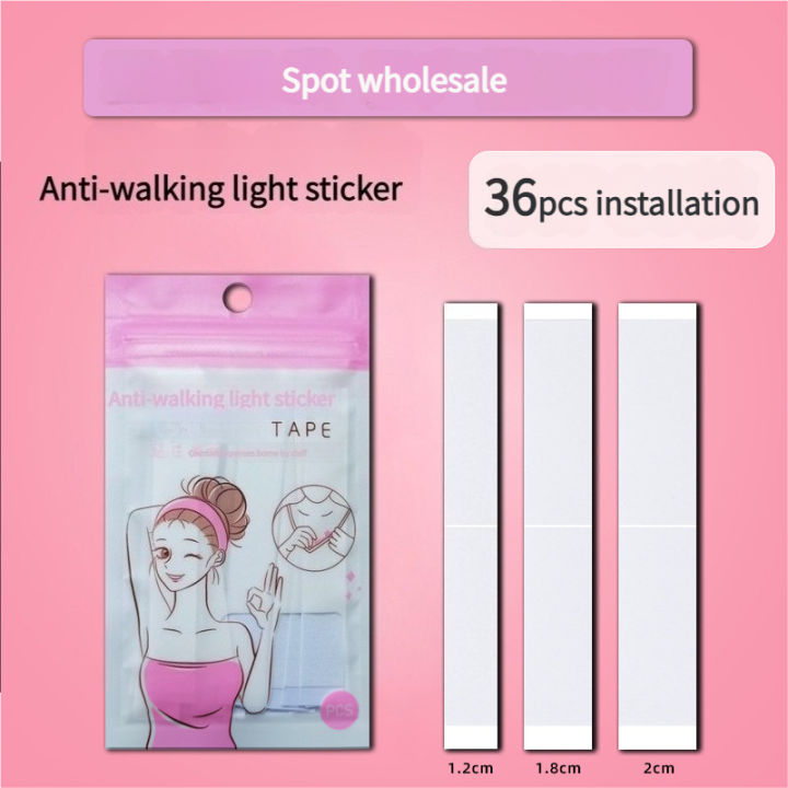 128 Strips Double Sided Tape for Fashion and Clothes Waterproof Fashion Clothing Tape Fabric Tape to Skin Adhesive Body Tape