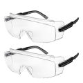 Anti Fog Dust Safety Goggles Clear Adjustable Frame Industry Chemical Eyeglasses Impact Resistant Protective Surgery Goggles.