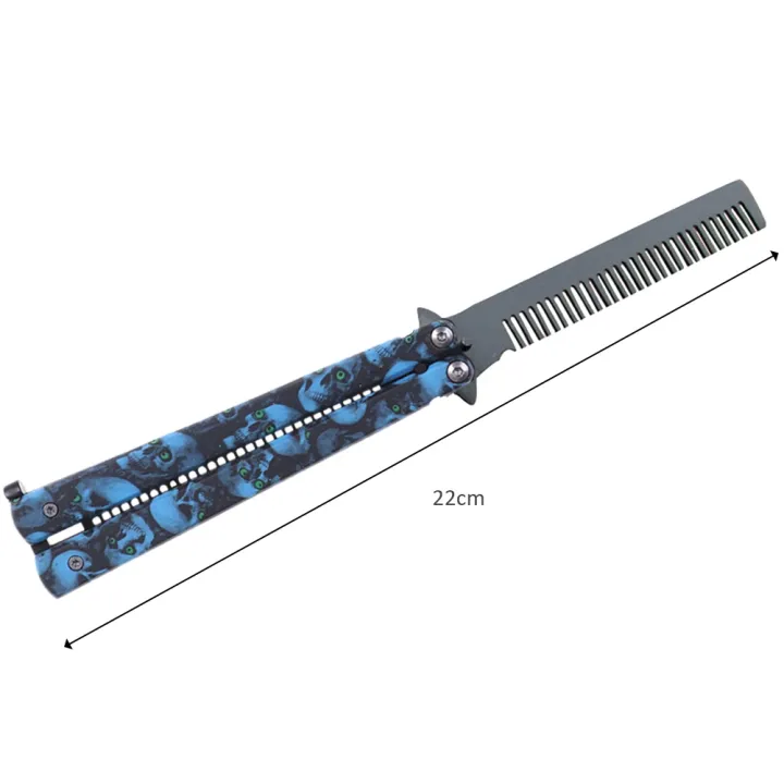 Stainless%20Steel%20Folding%20Comb,%20Butterfly%20Knife,%20Beard%20Comb,%20Mustache,%20Hair%20Salon%20Styling%20Tool,%201pcs%20-%20Image%207