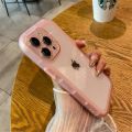 Luxury Shockproof Silicone Bumper Clear Phone Case For iPhone 15 14 Plus 13 12 11 15 Pro Max Camera Protection Transparent Cover. 