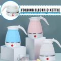 Travelling Folding Kettle Electric Silicone Foldable Water Kettles Compression Leak Proof Portable Mini Kettle.