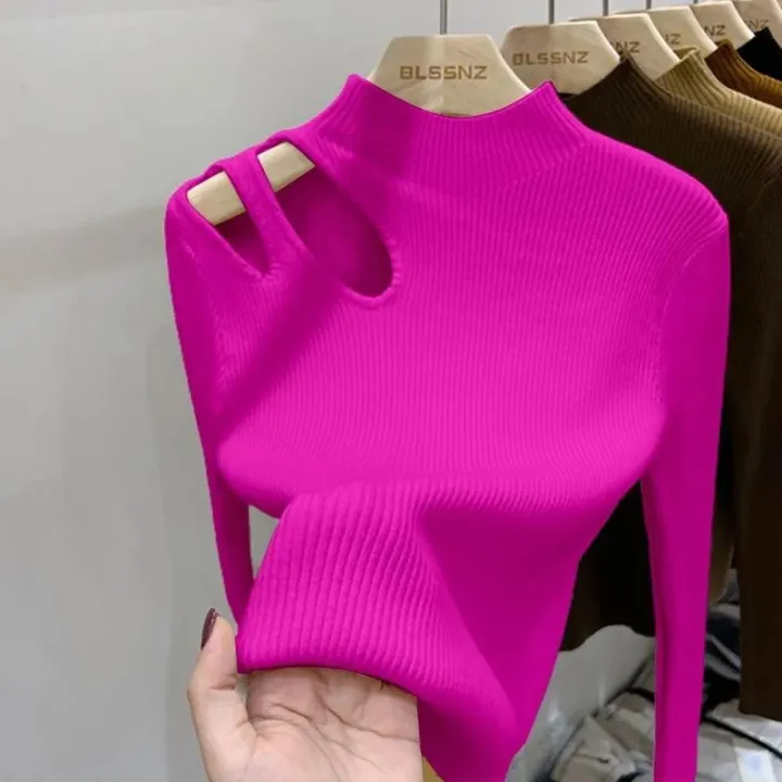 Turtleneck%20Knitted%20Women%20Sweater%20Ribbed%20Pullovers%20Autumn%20Winter%20Basic%20Women%20Sweaters%20Fit%20Soft%20Warm%20Tops%20-%20Image%203