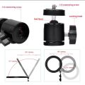 26cm Ring Light with Mobile Holder, Ball Holder, Three Colours Makeup LED RingLight with Tripod Stand, Dimmable Selfie RingLight with USB for Videography and Photography. 