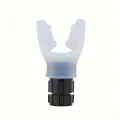Abdominal breathing trainer, resistance adjustable lung capacity trainer suitable for aerobic fitness exercise facial care tool. 