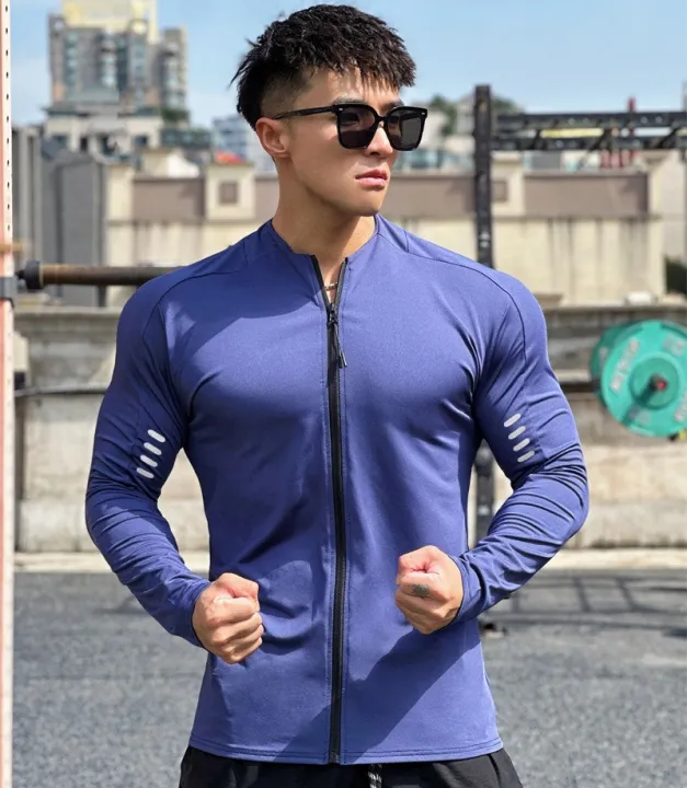 spring%20autumn%20Jacket%20Men%20Fitness%20Sportswear%20Gym%20Training%20long%20sleeve%20Sweatshirt%20Jogging%20Male%20coat%20Cardigan%20zipper%20running%20Jacket%20-%20Image%204