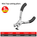 Mini Pliers Diagonal Pliers Round Bent Needle Nose Cutter Handcraft Beading Insulated Plier For DIY Small Jewelry Pliers Tools. 