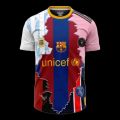 Messi Argentina Football Jersey World Cup 2025 2026 GOAT Mashup Tribute Barcelonan new Jersey man women unisex. 