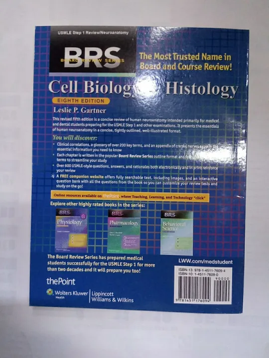 BRS%20CELL%20BIOLOGY%20AND%20HISTOLOGY%208TH%20EDITION%20BY%20LESLIE.%20P%20GARTNER%20-%20Image%202