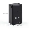 GF07 Magnetic Car Tracker GPS Positioner Real Time Tracking Magnet Adsorption Mini Locator SIM Inserts Message Pets Anti-lost. 