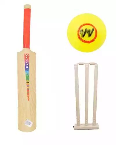 Bat Ball Plastic | PREMIUM SPORTS Kids Cricket Set - 1 x Plastic Bat...