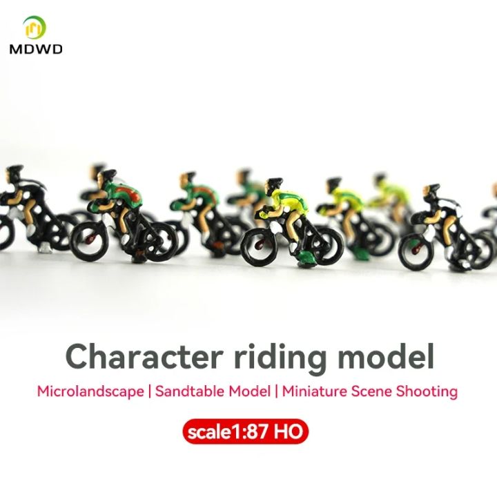 Model%20Railway%20HO%20Scale%201:87%20Cyclist%20Photographer%20Cycling%2015%20Different%20Poses%20Bicycle%20Motorcycle%20-%20Image%204