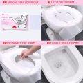 Disposable Paper Toilet Seat Covers | Biodegradable, Waterproof, Flushable Paper Toilet Seat Covers for Travel, Camping, Public Toilet, Restrooms, Washroom. 