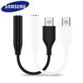 SAMSUNG Type C 3.5 Jack Earphone Cable USB C to 3.5mm AUX Headphones Adapter For SAMSUNG Galaxy Note 10 Plus 10+ A90 A80 A60 A8S. 