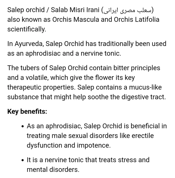 Salab%20Misri%2010%20Gm%20%7C%20%D8%B3%D8%B9%D9%84%D8%A8%20%D9%85%D8%B5%D8%B1%DB%8C%20%7C%20Pure%20Organic%20Dried%20Fruit%20Nuts%20-%20Image%202