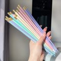 5 Pairs Dishwasher Safe Fiberglass Chopsticks Set,9.57 Inch Reusable Japanese Chinese Chopsticks , Non-Slip, Easy to Use. 