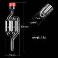 S-Shape Airlocks ,Homebrew Bubble Airlock Carboys Stopper & Fermenter Seal Valve with Food Grade Grommets Wine Making.