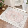 Persian Retro Entrance Doormat Medal Floral Print Soft and Durable Carpet Home Living Room Decoration Bedroom Luxury Floor Mat. 