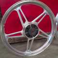 Motorcycle GD110 Style Alloy wheel rims for cd70cc bikes ( pure aluminum /imported ). 