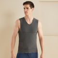 New Men'S Winter 3-Zone Intelligent Heating Vest Slim Fit Fashion Versatile Casual Warm And Heated Sleeveless Top(No Power Bank).